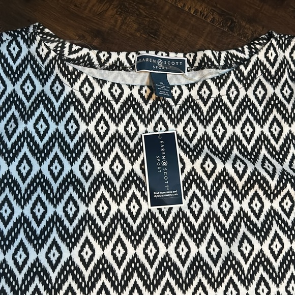 Boho Style Midi Dress NWT By Karen Scott Sport Size XL - Picture 3 of 3